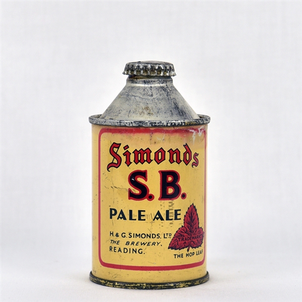 Simonds S.B. Pale Ale Early British Cone Top Can
