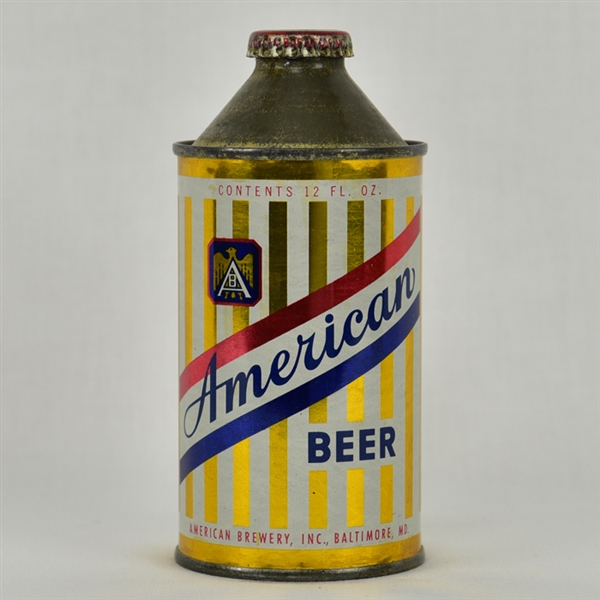 American Beer High Profile Cone Top Can