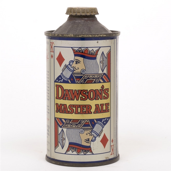 Details about   32oz Dawson’s Ale Cone Top Quart beer can w/crown.Dawson Beer Brewery 