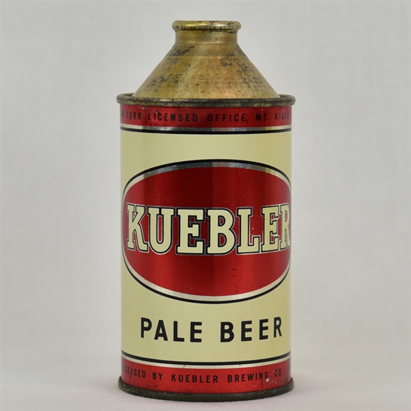 Kuebler Pale High Profile Cone Top Beer Can