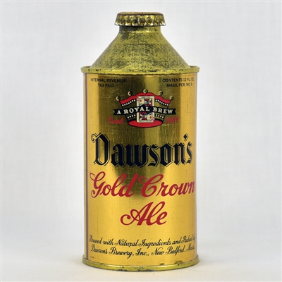 Dawson’s Gold Crown Ale High Profile Cone Top