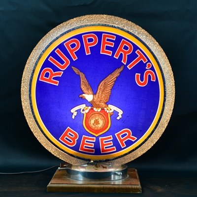 Ruppert’s Beer Reverse Painted Globe Light