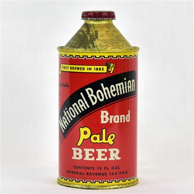 National Bohemian Pale Beer High Profile Cone Top