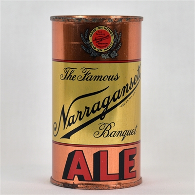 Narragansett Banquet Ale Flat Top Beer Can