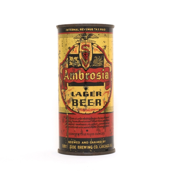 Ambrosia Lager Beer Can 36