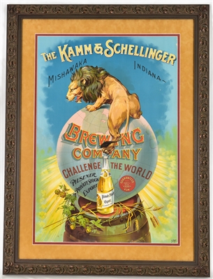 Kamm & Schellinger “Challenge the World” Lithograph