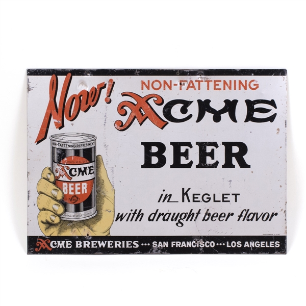Acme Beer Tin Sign