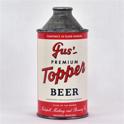 Gus’ Topper Beer High Profile Cone Top