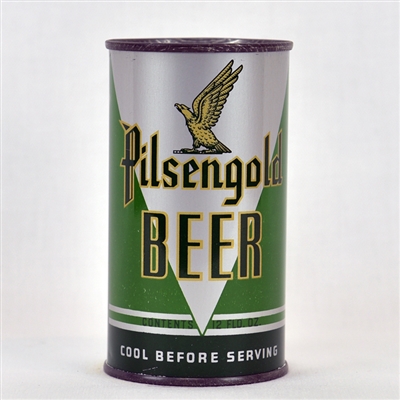 Pilsengold Beer Instructional Flat Top Can