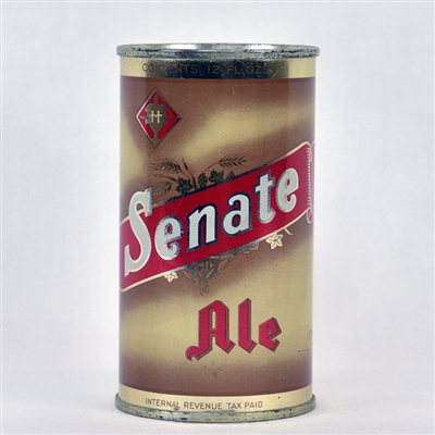 Senate Ale flat Top Beer Can