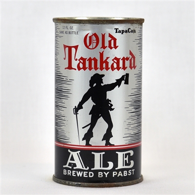 Pabst Old Tankard Ale Instructional Flat Top Can