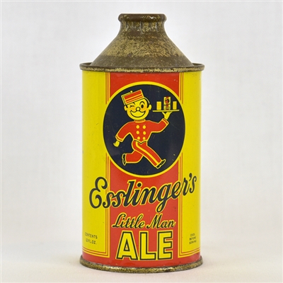 Esslinger’s Little Man Ale Flat Bottom Cone Top Can