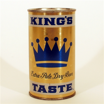 King’s Taste Beer Flat Top Can