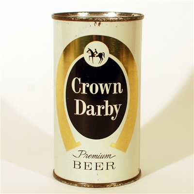 Crown Darby Premium Beer Flat Top Can