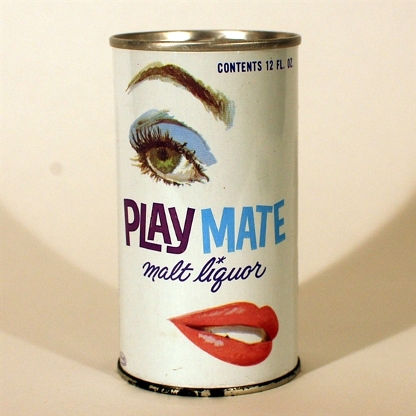 Playmate Malt Liquor Zip Top Beer Can