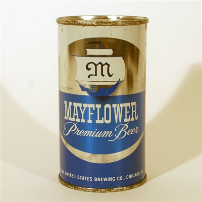 Mayflower Premium Beer Flat Top Can