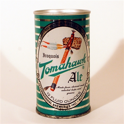 Tomahawk Ale Zip Top Beer Can