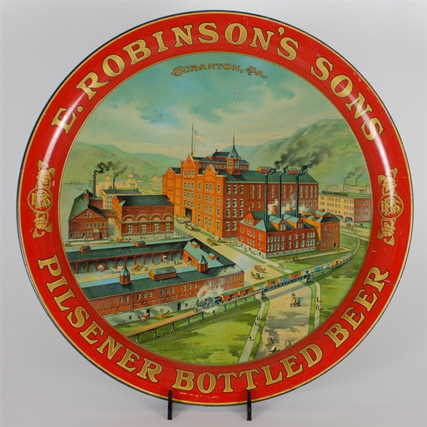 E. Robinsons Sons Pre-prohibition Beer Tray