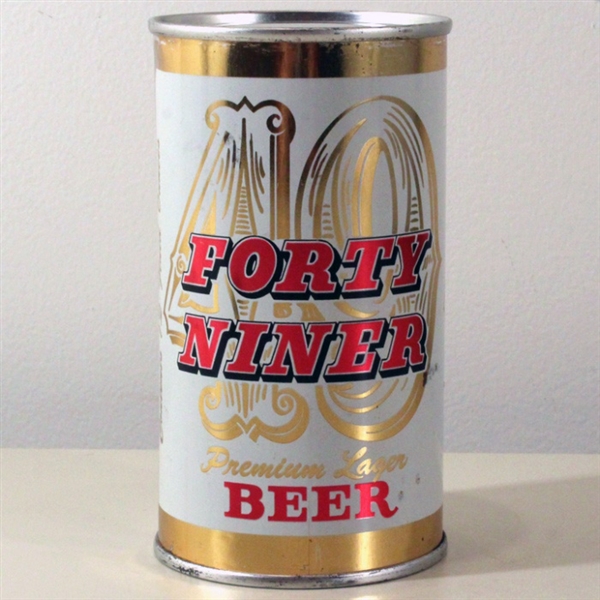 Forty Niner Lager Beer Flat Top