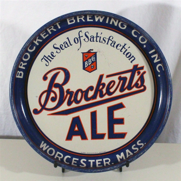 Brockerts Ale Seal of Satisfaction Tray