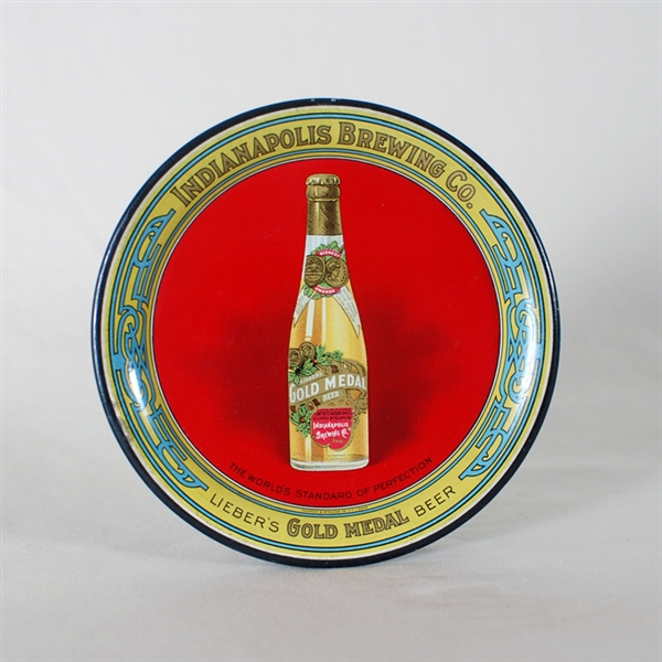 Indianapolis Brewing Liebers Gold Medal Beer Tip Tray