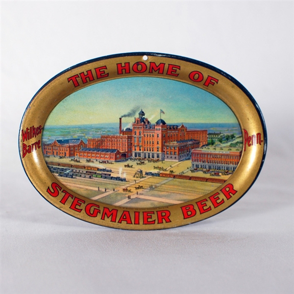 Stegmaier Factory Scene Oval Pre-prohibition Tip Tray