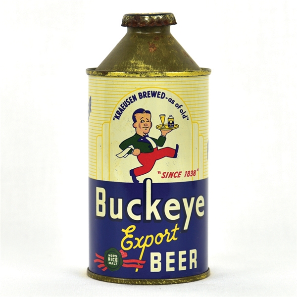 Buckeye Export Beer Cone Top Can