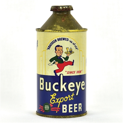 Buckeye Export Beer Cone Top Can