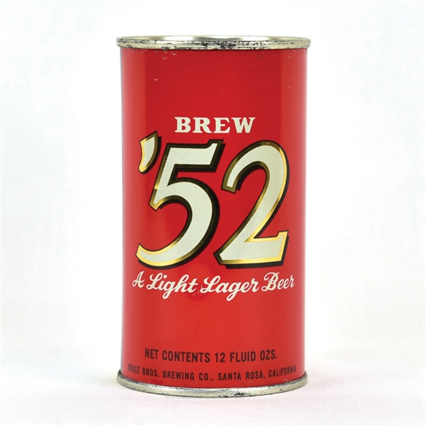 Brew ‘52 Flat Top Beer Can