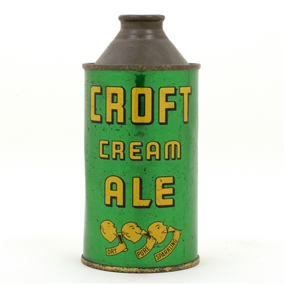 Croft Cream Ale Lemonheads Cone Top Beer Can
