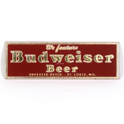 Budweiser Beer Small Rectangular RPG Sign