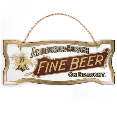 Anheuser-Busch Fine Beer On Draught Pre-Proh Sign