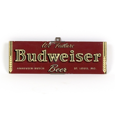 Budweiser Beer Small Reverse Painted Sign