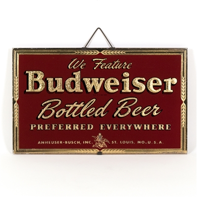 Budweiser Bottled Beer RPG Sign