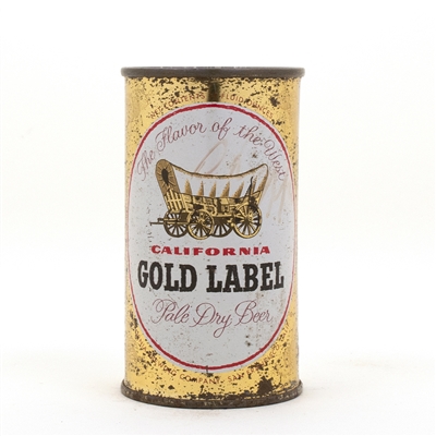 Gold Label Beer Flat Top Beer Can
