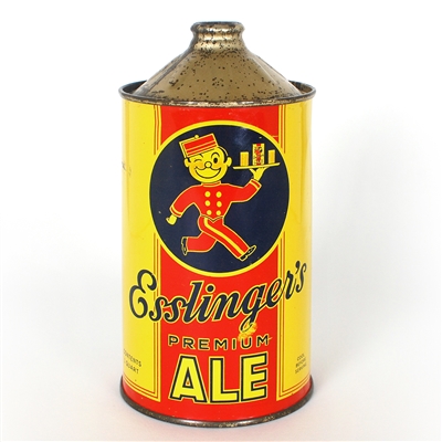 Esslinger’s Premium Ale Quart Cone Top Beer Can