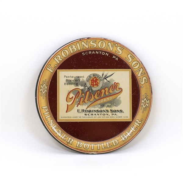 E. Robinsons Sons Label Tip Tray