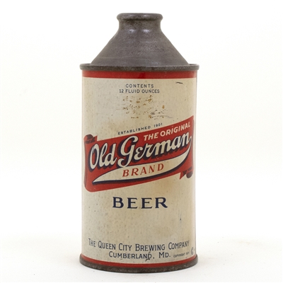 Old German Cone Top Beer Can