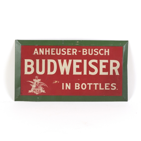 Anheuser-Busch Budweiser In Bottles Small Pre-Proh TOC Sign