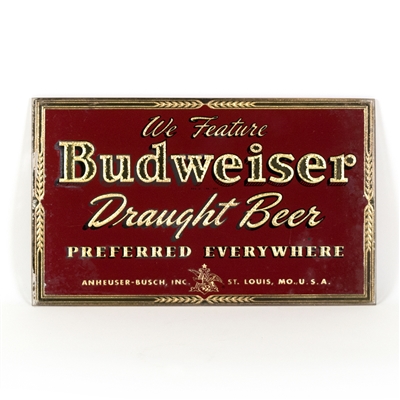 Budweiser Draught Beer RPG Sign