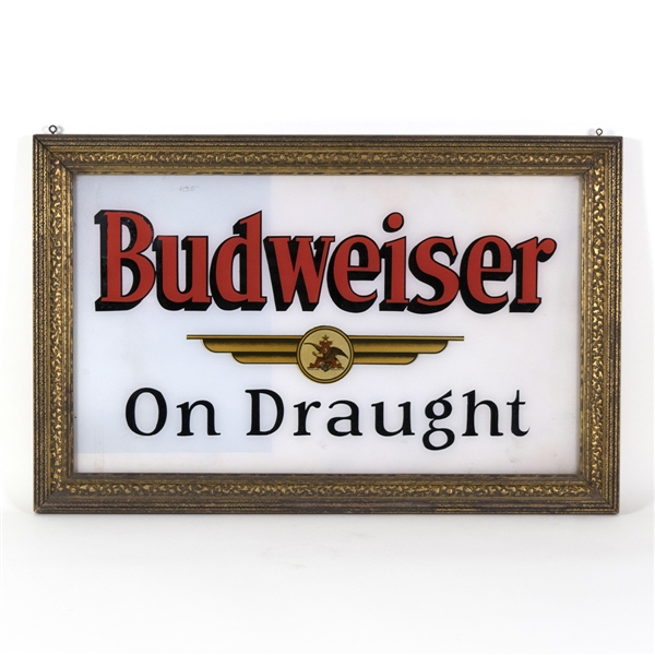 Budweiser On Draught Framed RPG Sign