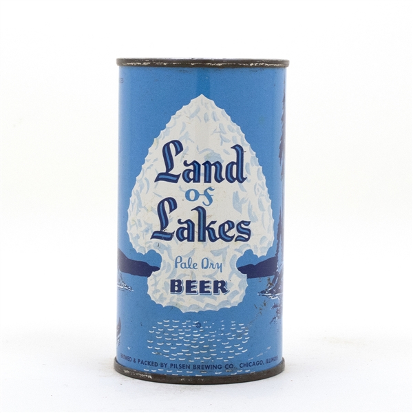 Land of Lakes Flat Top Beer Can