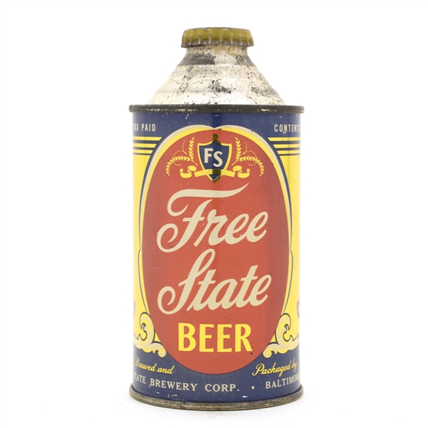 Free State Beer High Profile Cone Top Beer Can