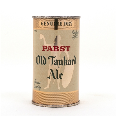 Pabst old Tankard Ale Flat Top Beer Can