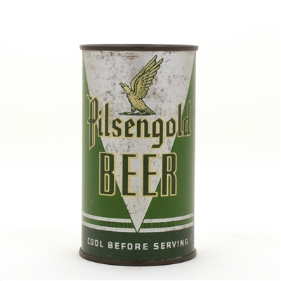 Pilsengold Opening Instruction Beer Can