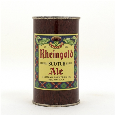 Rheingold Scotch Ale Flat Top Beer Can