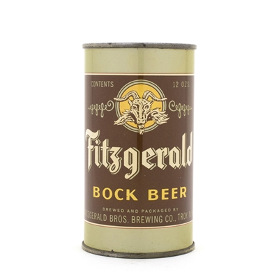 Fitzgerald’s Bock Beer Flat Top Beer Can