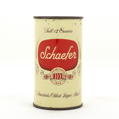Schaefer Flat Top Beer Can