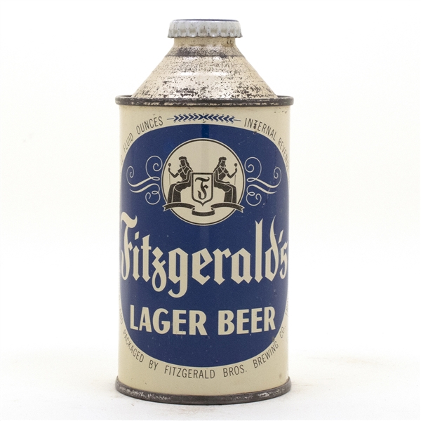 Fitzgeralds Lager Cone Top Beer Can