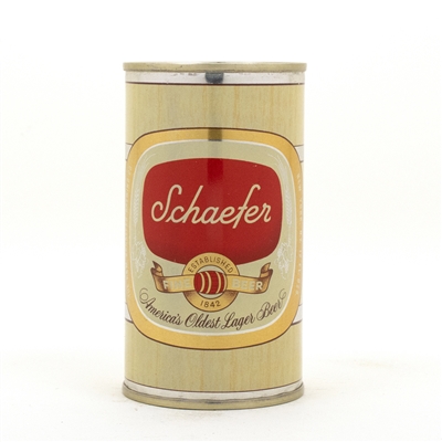 Schaefer Flat Top Beer Can
